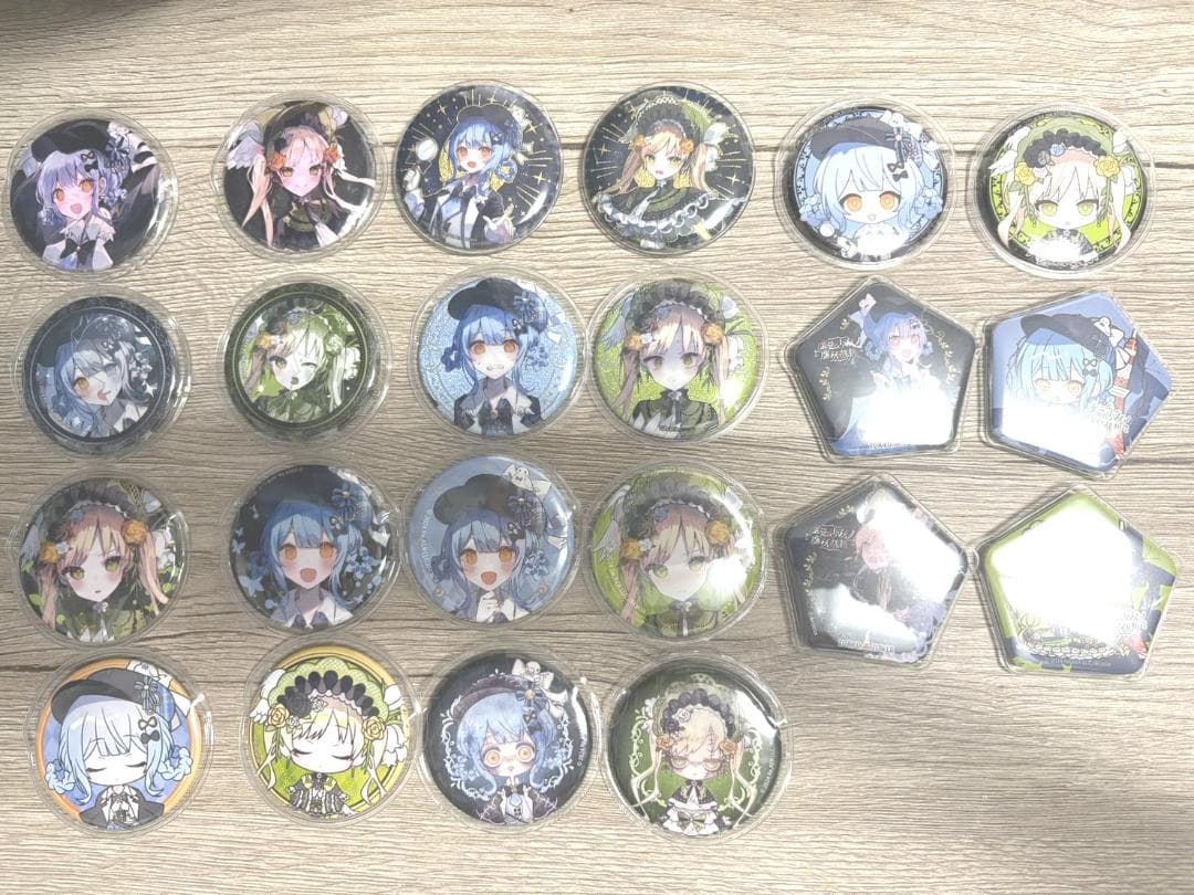 魔法少女ノ魔女裁判　缶バッジセット　橘シェリー＋遠野ハンナ