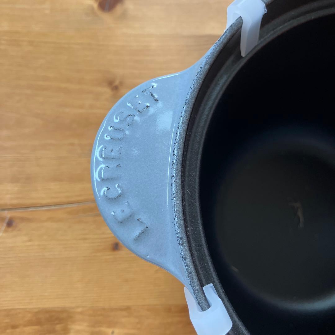 新品　ル・クルーゼ　ココット　エブリィ18 ミストグレー