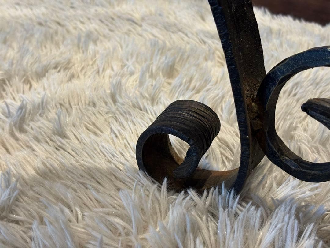 アンティーク　サイドテーブル　大理石　アイアン　コンソール　ビンテージ　SZ