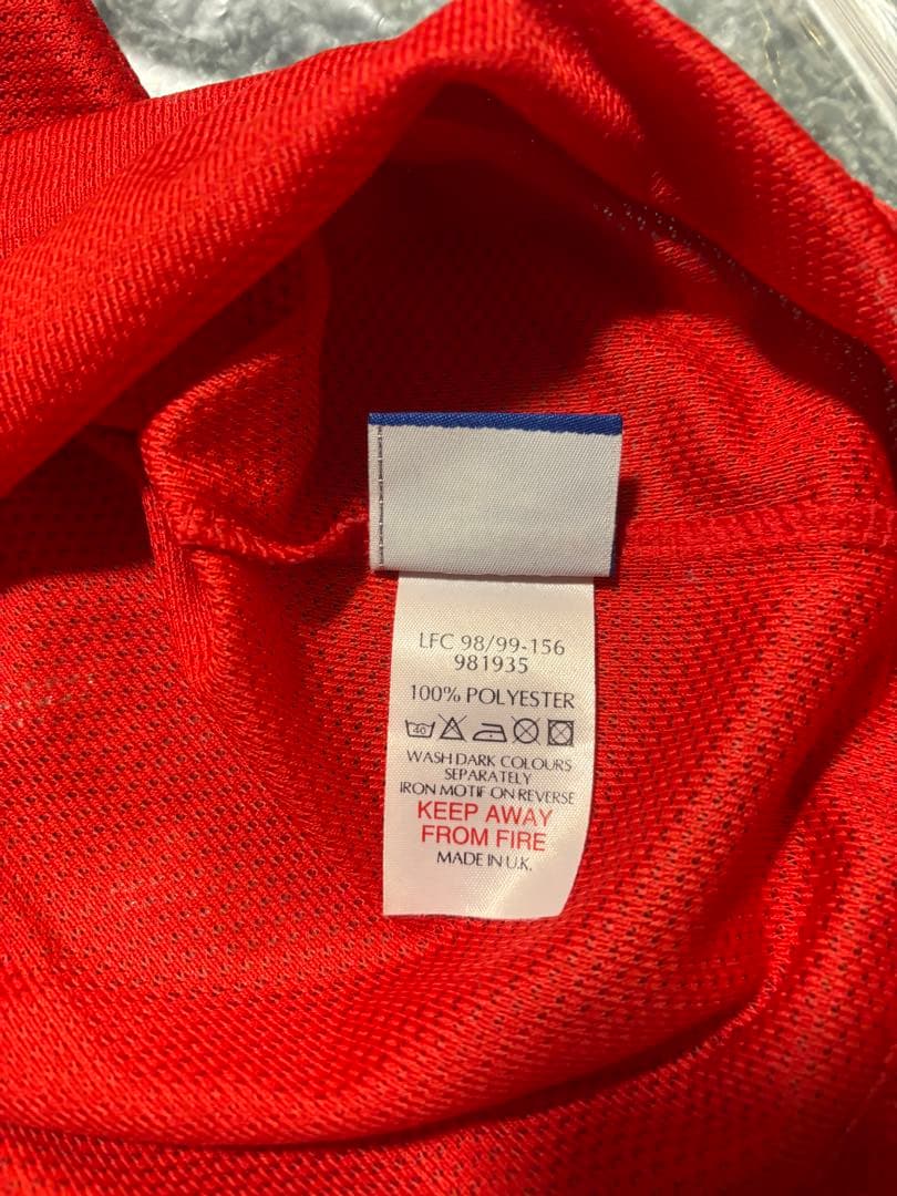 リバプールFC 半袖ユニホーム Reebok 34/36（S サイズ相当）