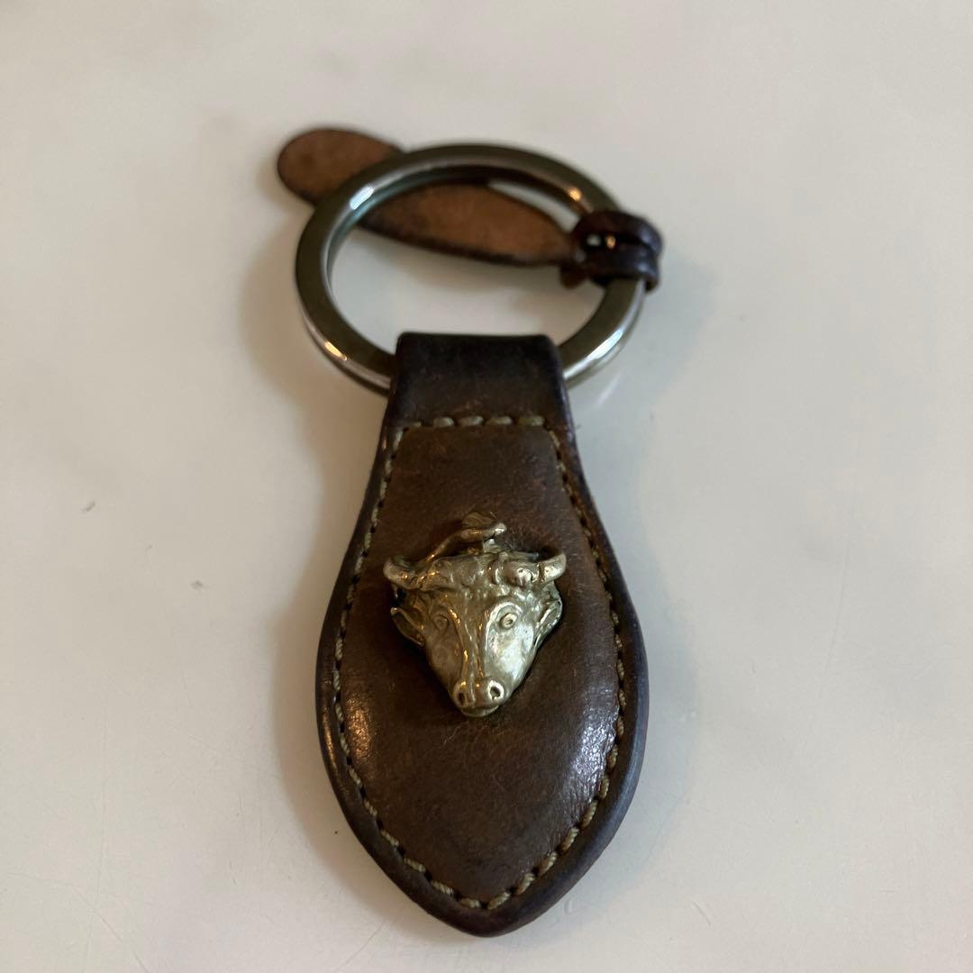 IL BISONTE イルビゾンテ キーリング　牛頭デザイン