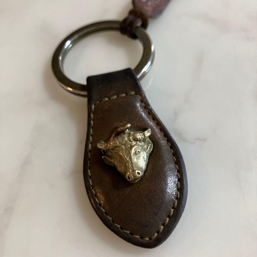 IL BISONTE イルビゾンテ キーリング　牛頭デザイン