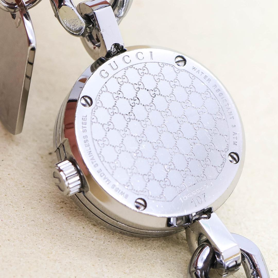 稼働 GUCCI 腕時計 シェーヌダンクル チェーン Gフェイス 2858
