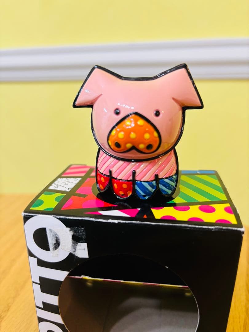 ロメロ・ブリット　豚の陶器置物　1st edition 希少　ヴィンテージ