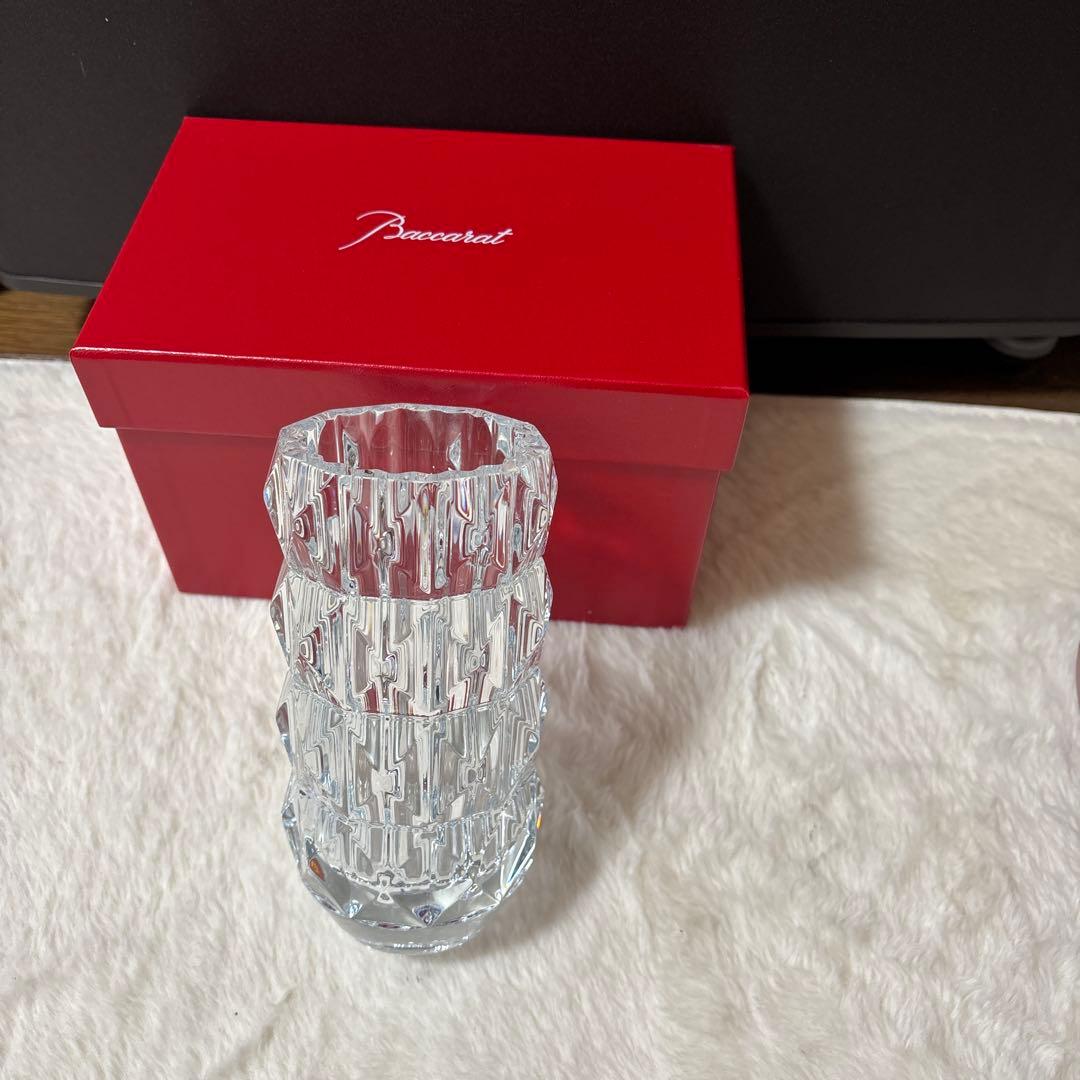 【新品未使用】Baccarat バカラ ルクソール 花瓶 フラワーベース 箱付き