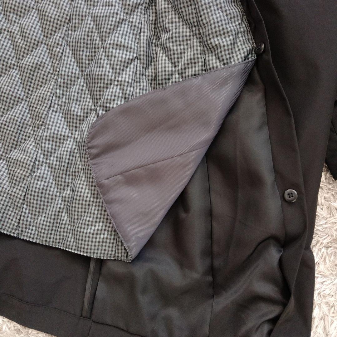 新品　パーソンズ　青山　ブラック トレンチコート ダブルボタン　L