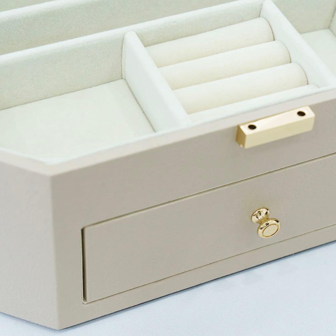 A'pearl エパール ジュエリーボックス ベージュ 新品 未使用
