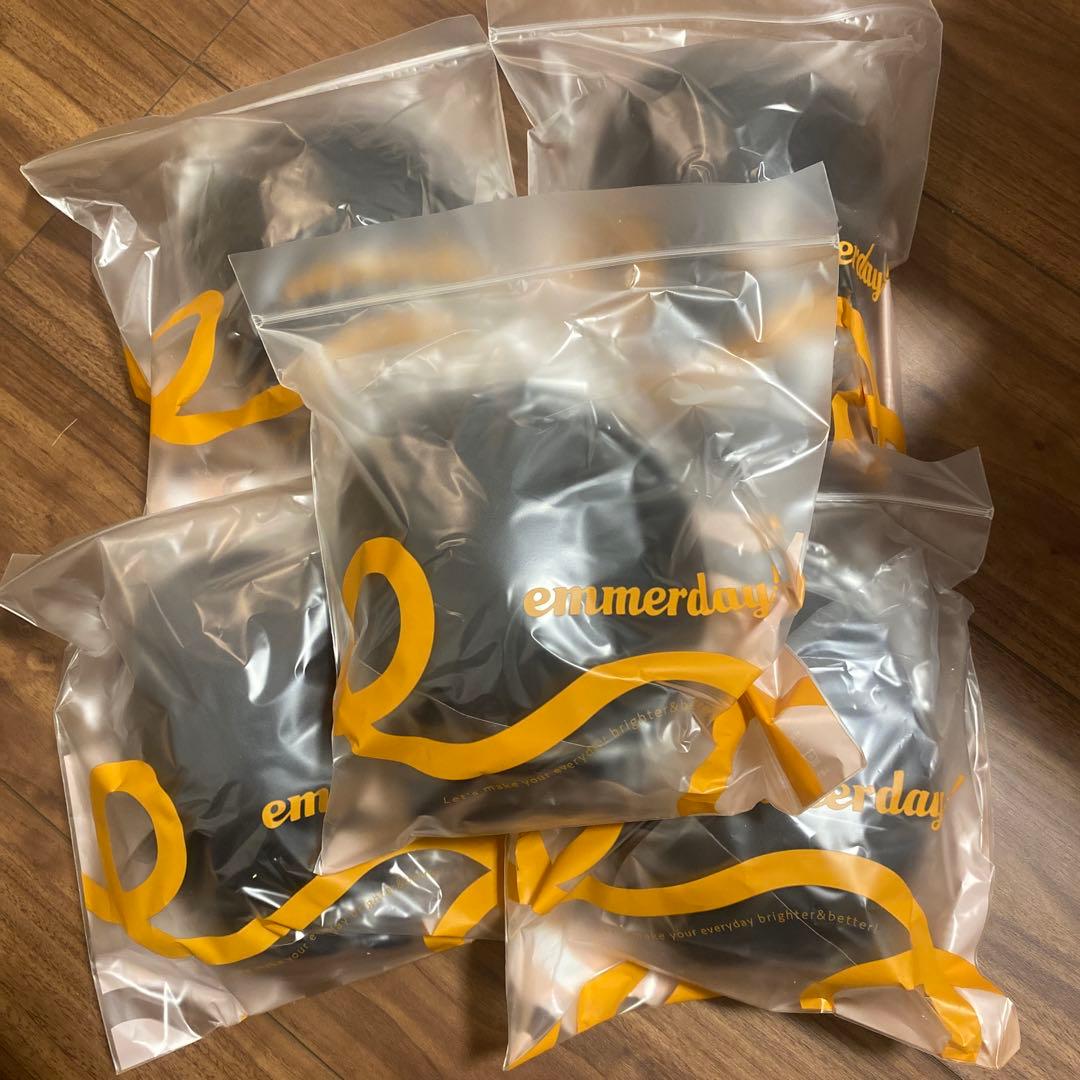 ak emmerday!シルエット ノンワイヤーブラ 3L ブラック✖️5セット