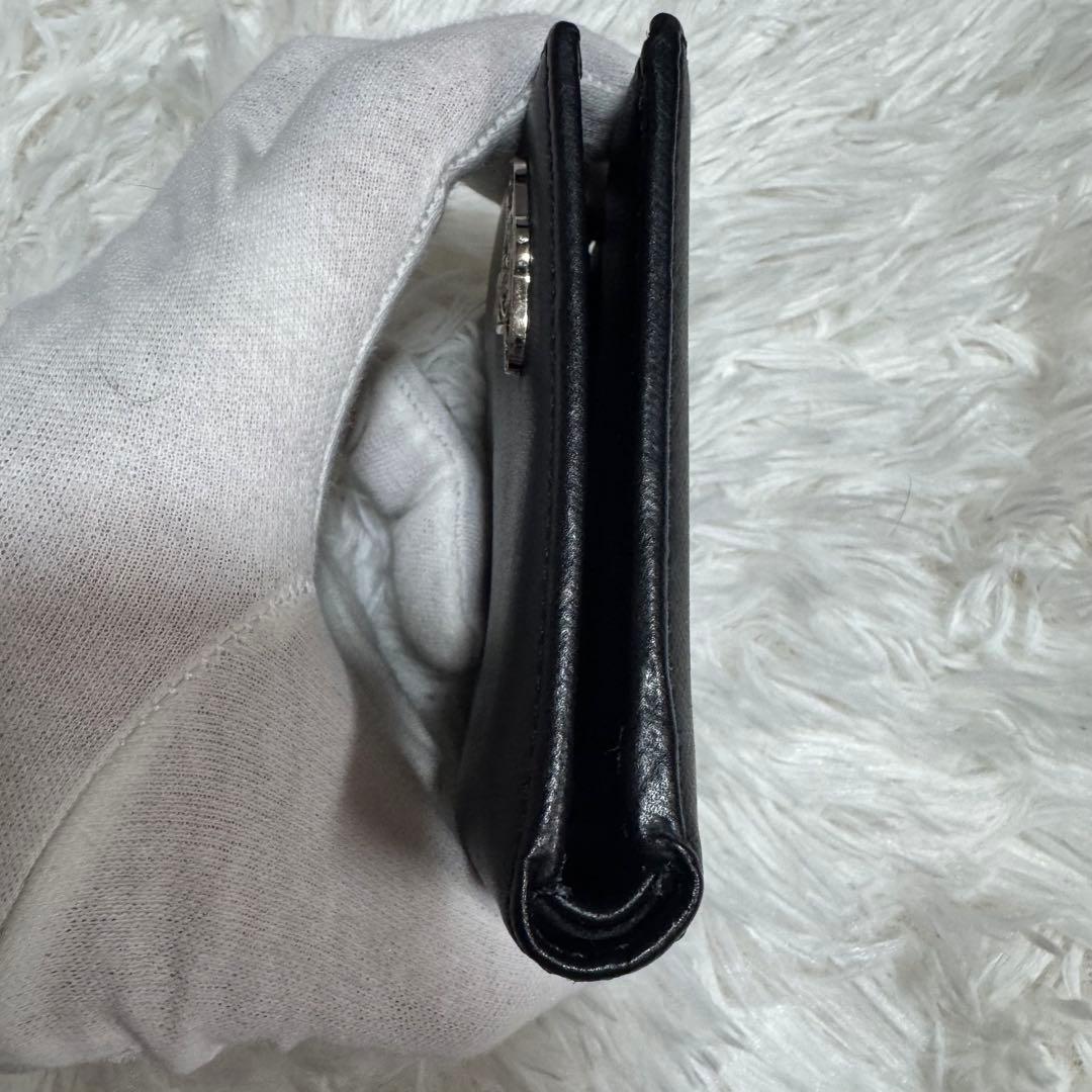 Vivienne Westwood 二つ折り財布　レザー　ブラック　オーブ