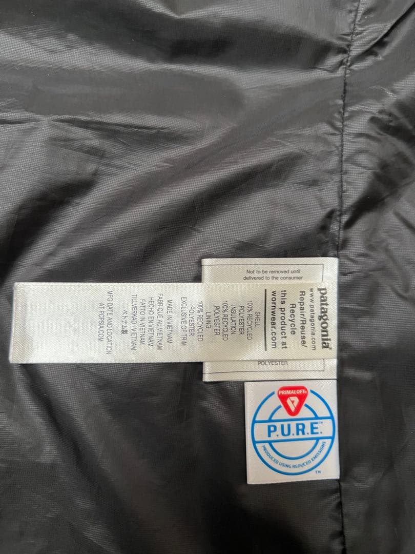 kotokotoPatagoniaウィメンズ・ナノ・パフ・ベストブラックS