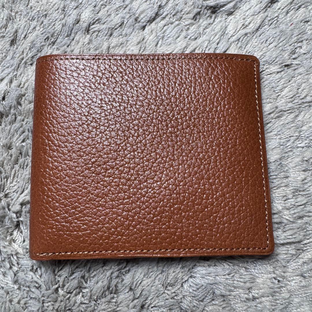 【未使用】BURBERRY バーバリー 二つ折り財布 レザー 内側ノバチェック