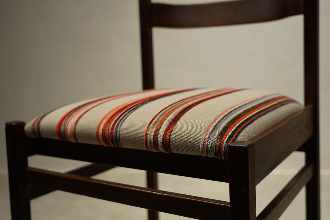 ダイニングチェア　北欧　イギリス　ローズウッド　曲木　ビンテージ