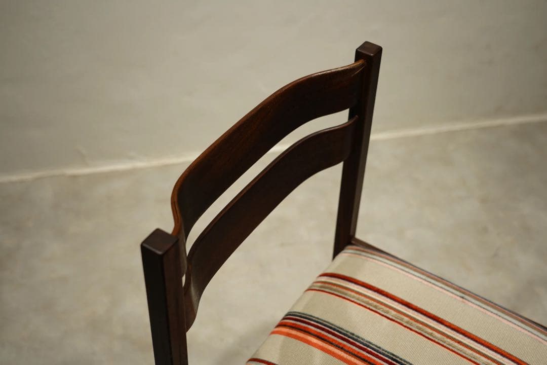 ダイニングチェア　北欧　イギリス　ローズウッド　曲木　ビンテージ