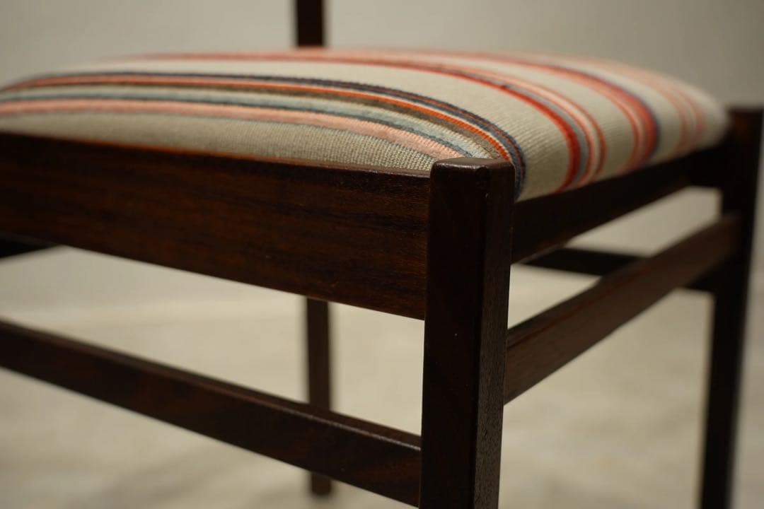 ダイニングチェア　北欧　イギリス　ローズウッド　曲木　ビンテージ