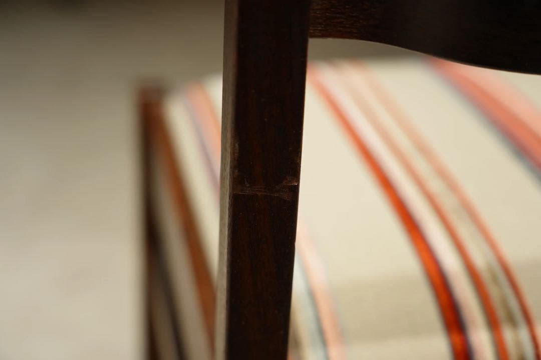 ダイニングチェア　北欧　イギリス　ローズウッド　曲木　ビンテージ