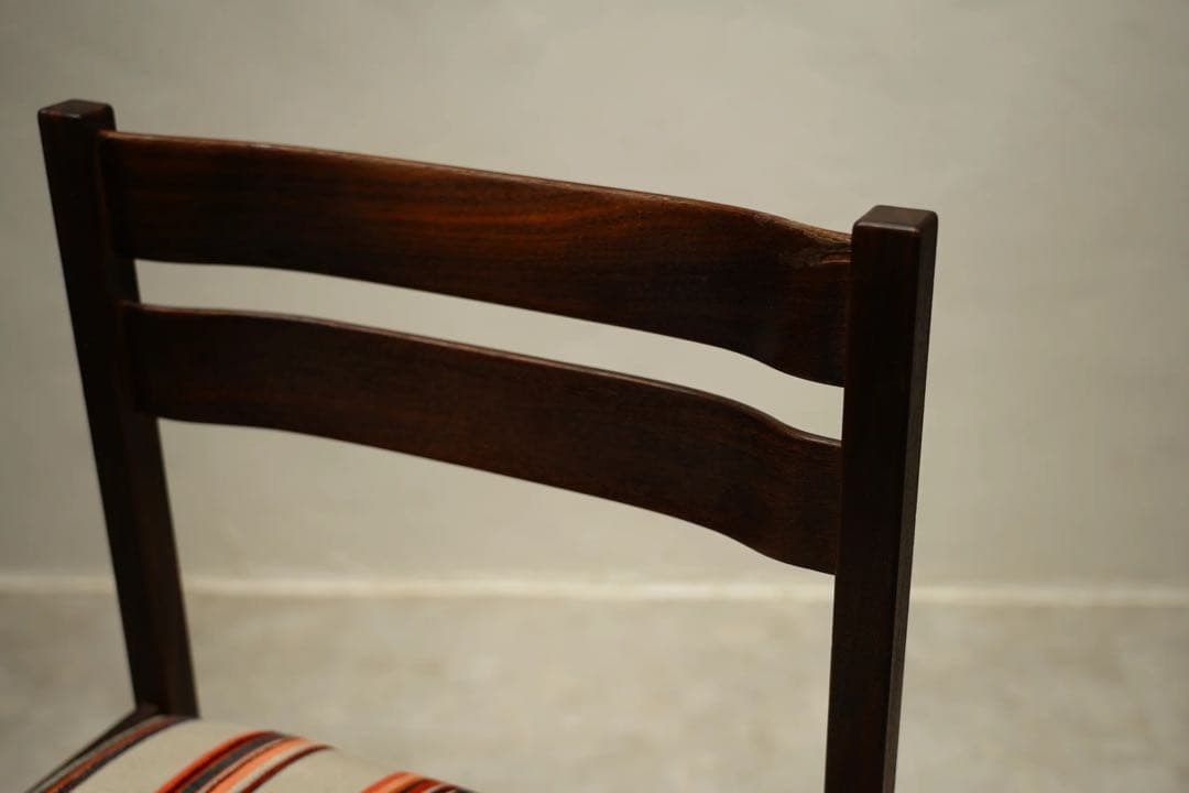 ダイニングチェア　北欧　イギリス　ローズウッド　曲木　ビンテージ