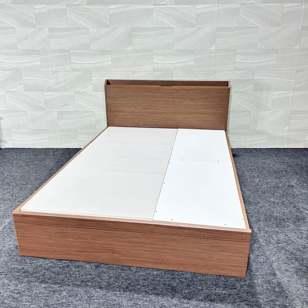 ニトリ ベッドフレーム ヴァイン2 深型 ダブルサイズ 収納 d5258