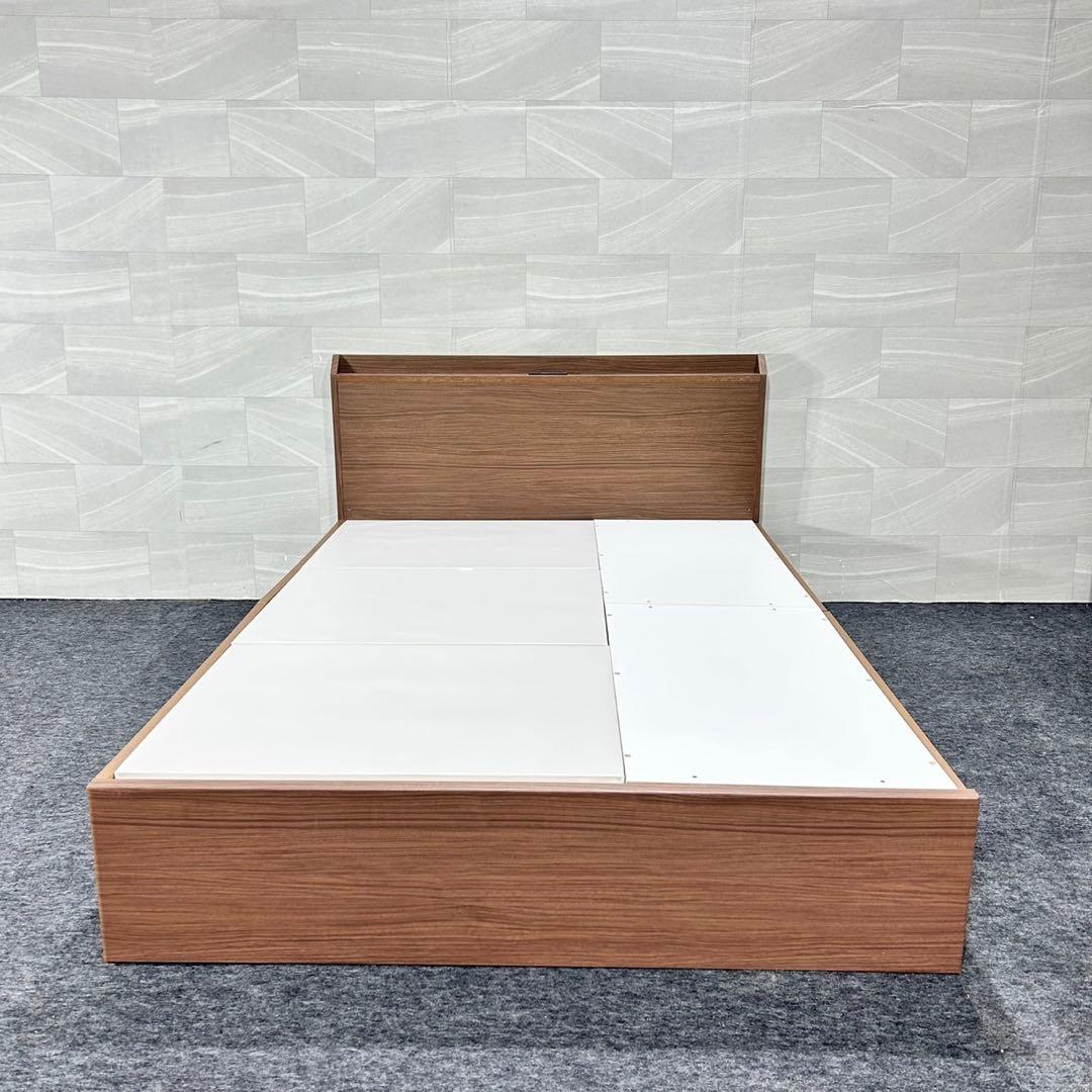 ニトリ ベッドフレーム ヴァイン2 深型 ダブルサイズ 収納 d5258