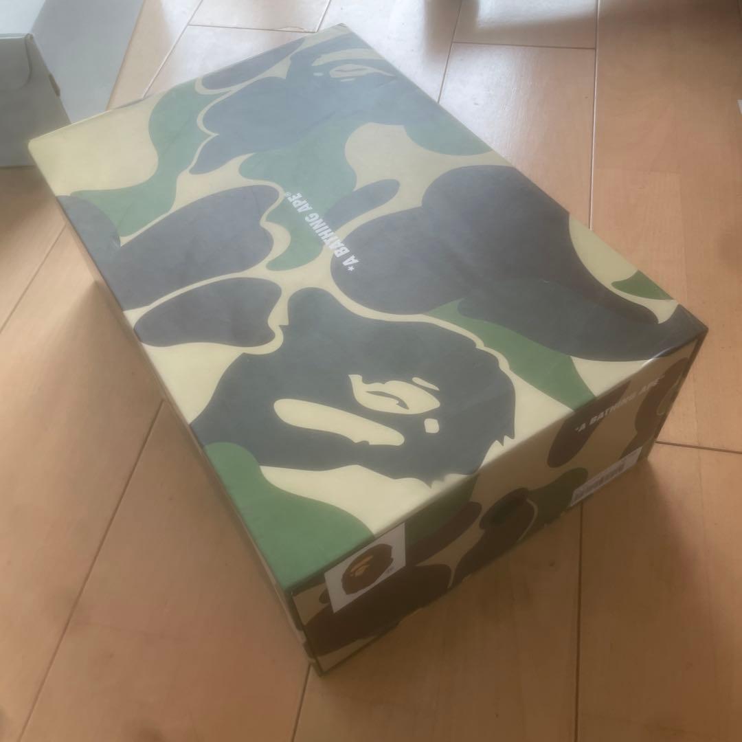 BAPE STA シルバー ホワイト　箱有り