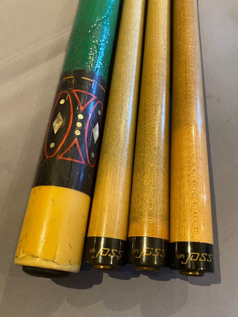 A*k様 billiards オールドJOSSCUE シャフト3本
