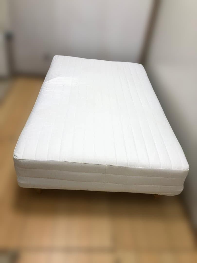 送料無料★無印良品 マットレス セミシングル 脚付き 250809-3