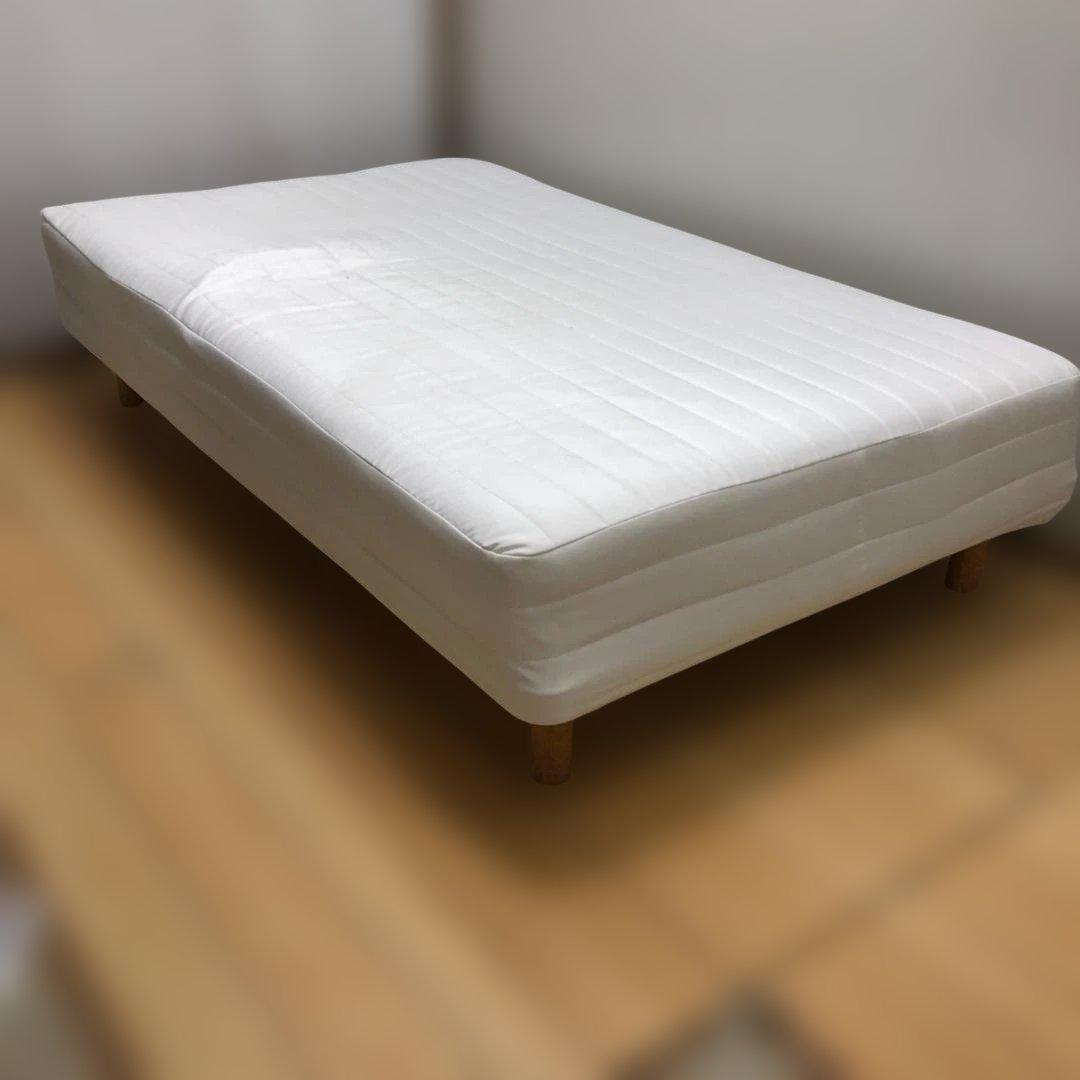 送料無料★無印良品 マットレス セミシングル 脚付き 250809-3