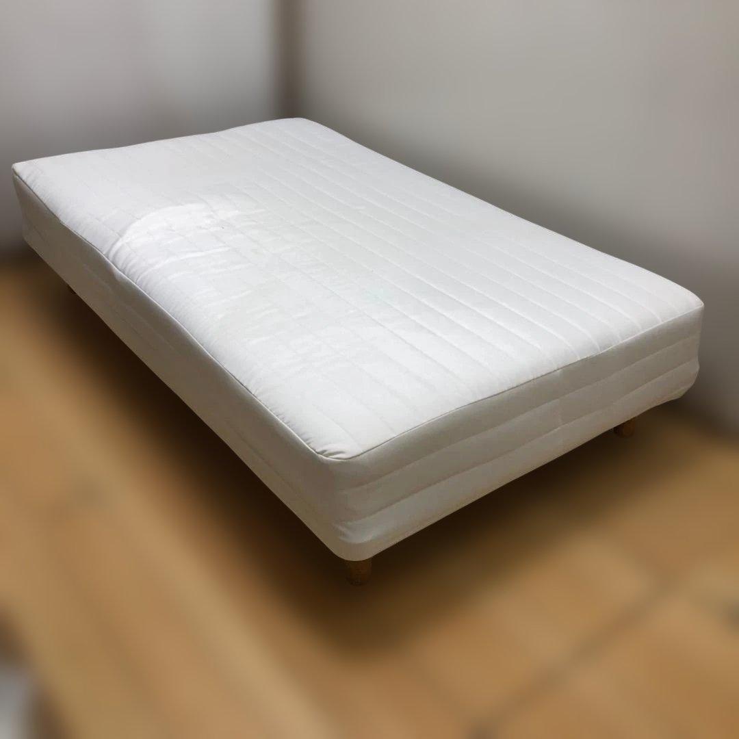 送料無料★無印良品 マットレス セミシングル 脚付き 250809-3