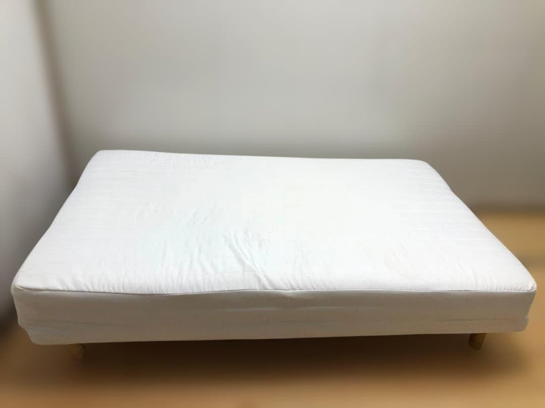 送料無料★無印良品 マットレス セミシングル 脚付き 250809-3