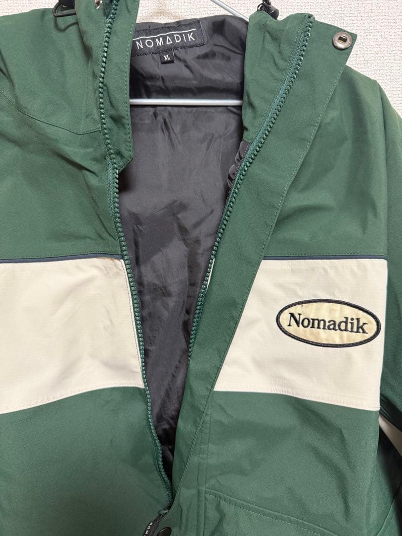 NOMADIK スノーボードジャケット グリーン