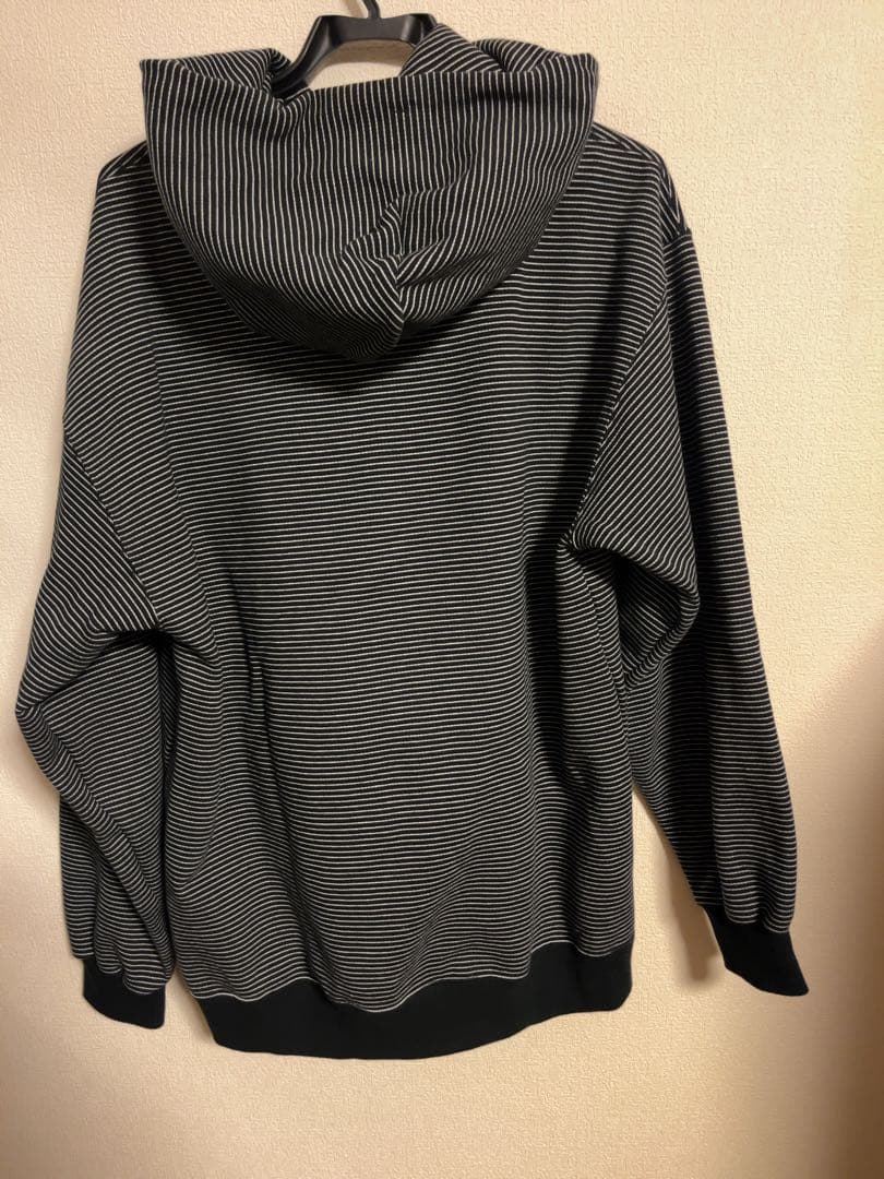 ENNOY BORDER HOODIE SWEAT 黒M