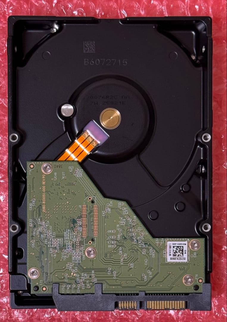 送料無料★使用 107時間★4TB★WD Red Plus