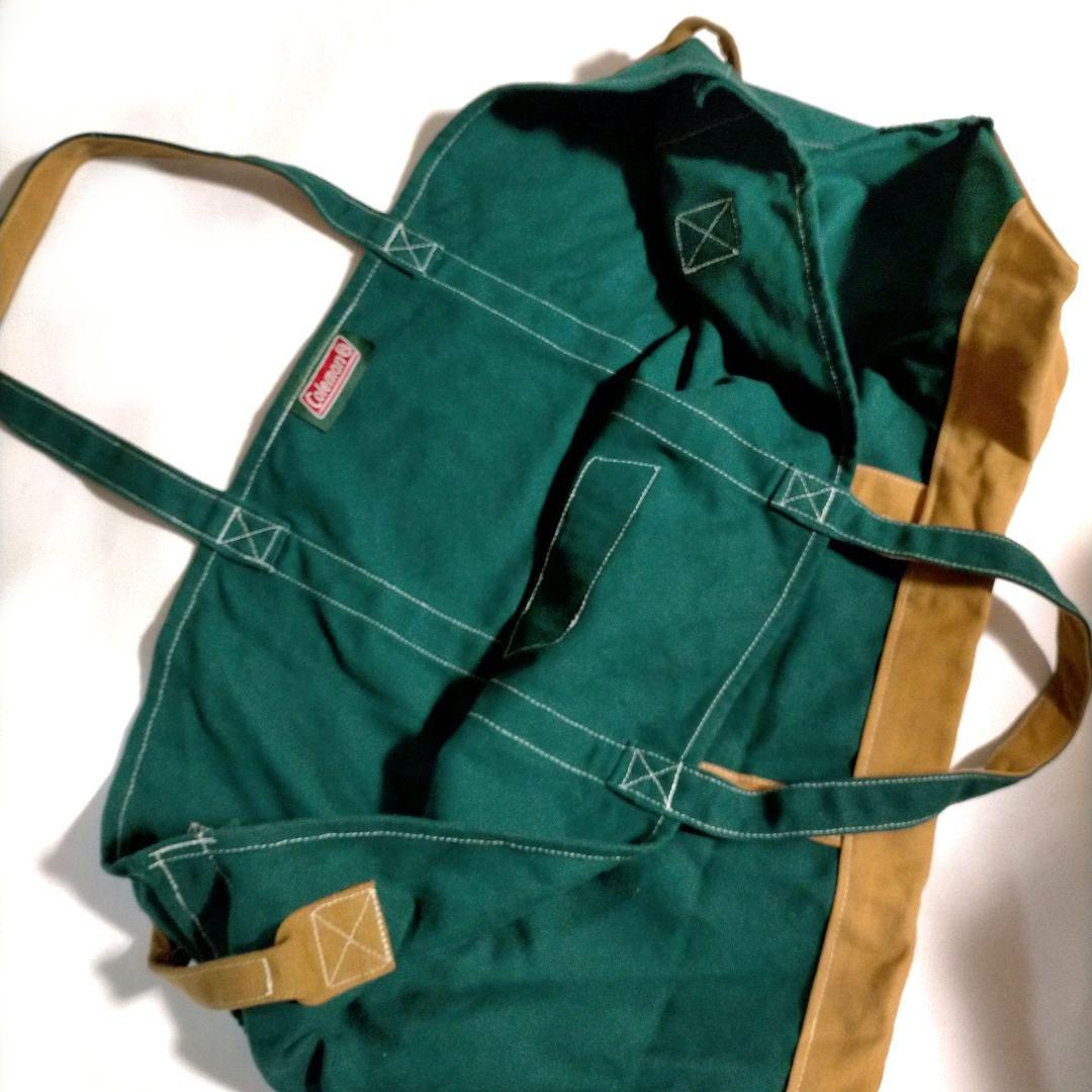 激レア 美品 ヴィンテージ コールマン 大容量 キャンバス 帆布 トートバッグ