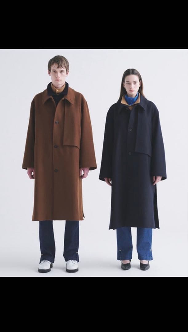 CULLNI ブラック トレンチコート サイズ1