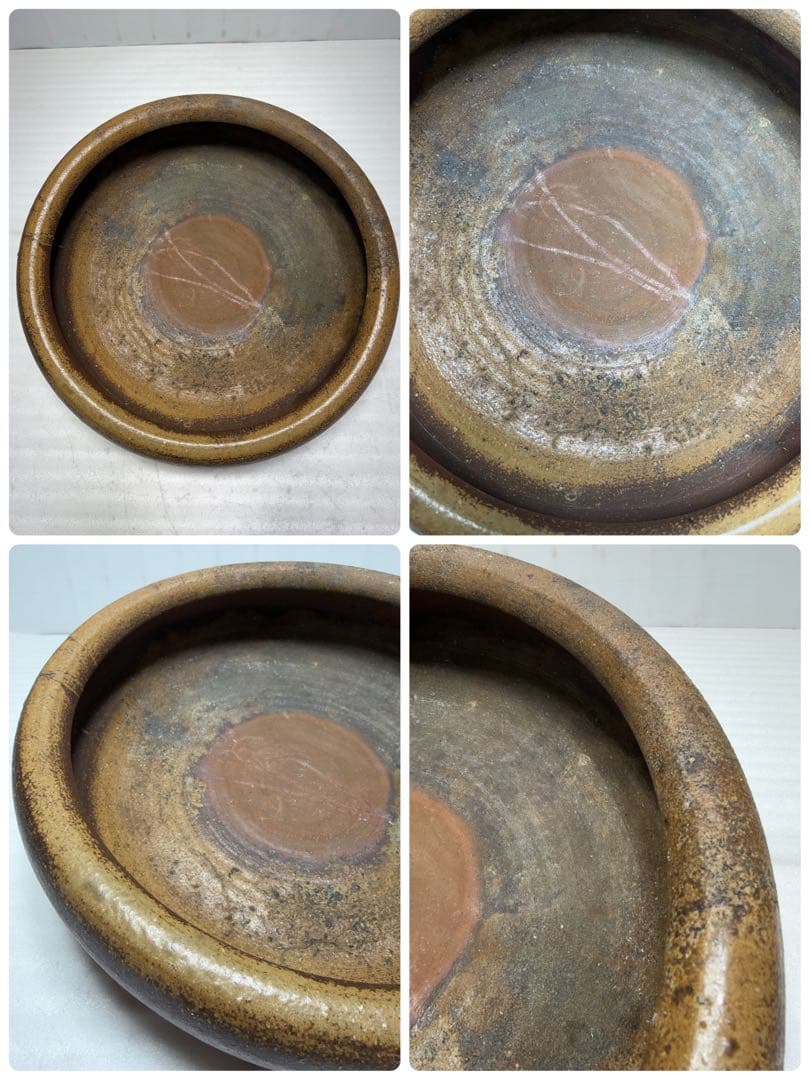 備前焼 大皿等 作者不明 登り窯 8点セット