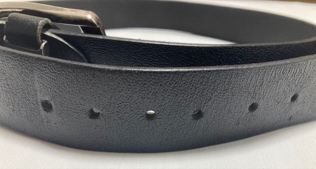 ヴェルサーチ メデューサ ベルトバックル シルバー ブラック ベルト幅約37mm