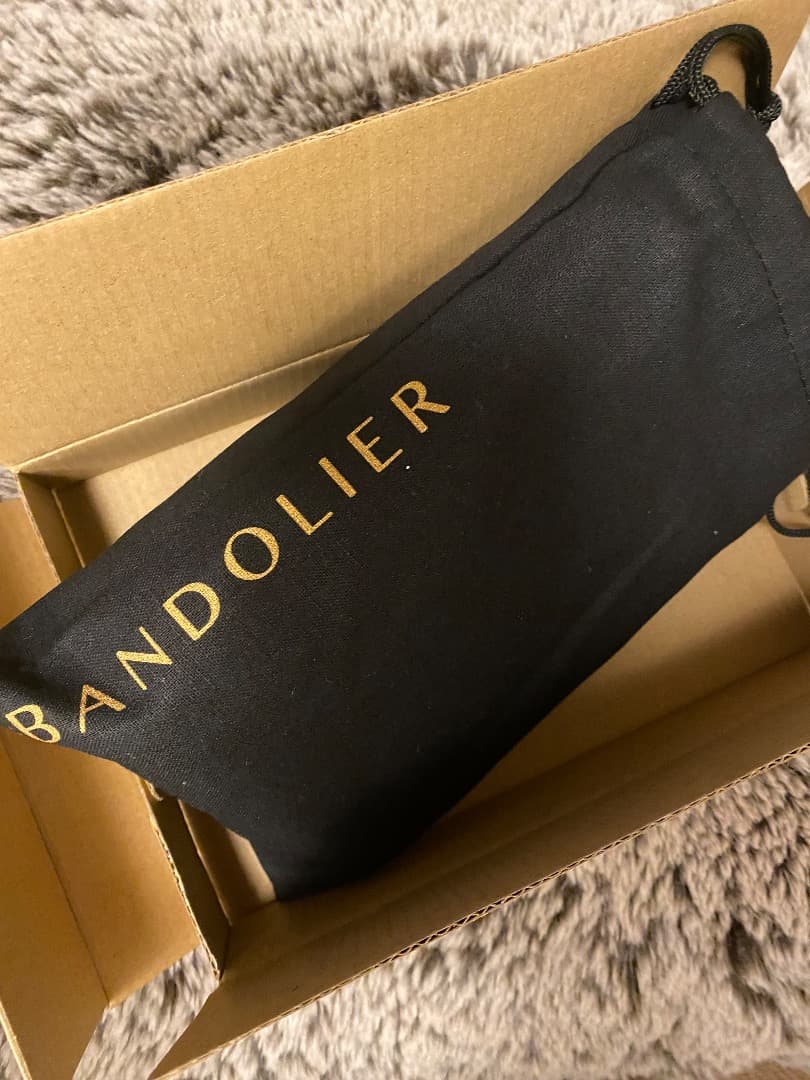 【未使用品】バンドリヤー エキスパンデッド ポーチ ブラック ゴールド