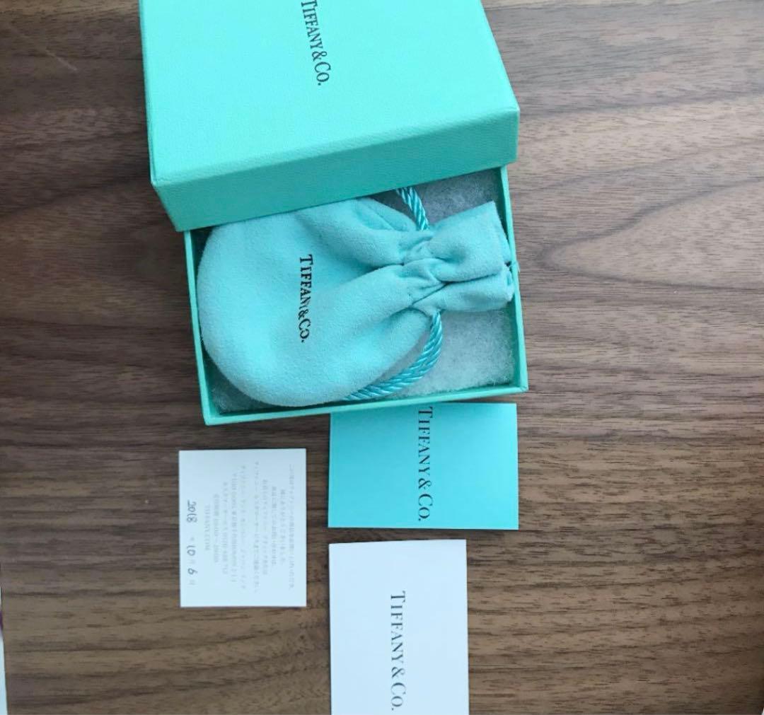 ティファニー ブレスレット　オープンハート　シルバー　Tiffany