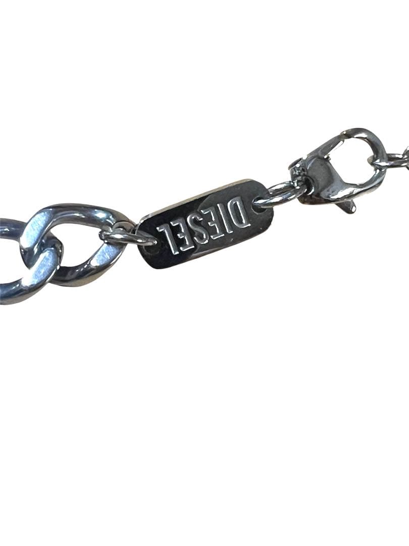 DIESEL ディーゼル　オーバルD チョーカーネックレス