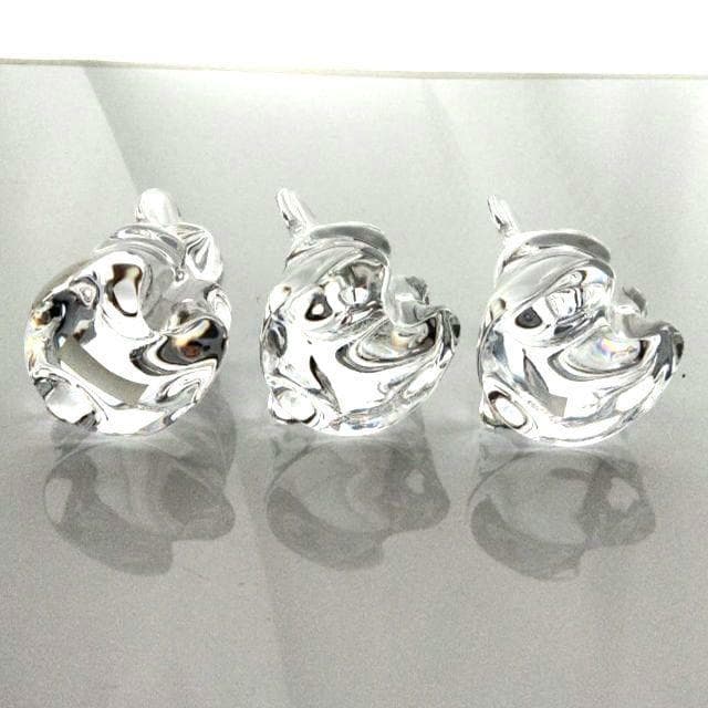 【新品】バカラ　うさぎ 　ウサギ　スイング ラビット　3点セット　動物 置物