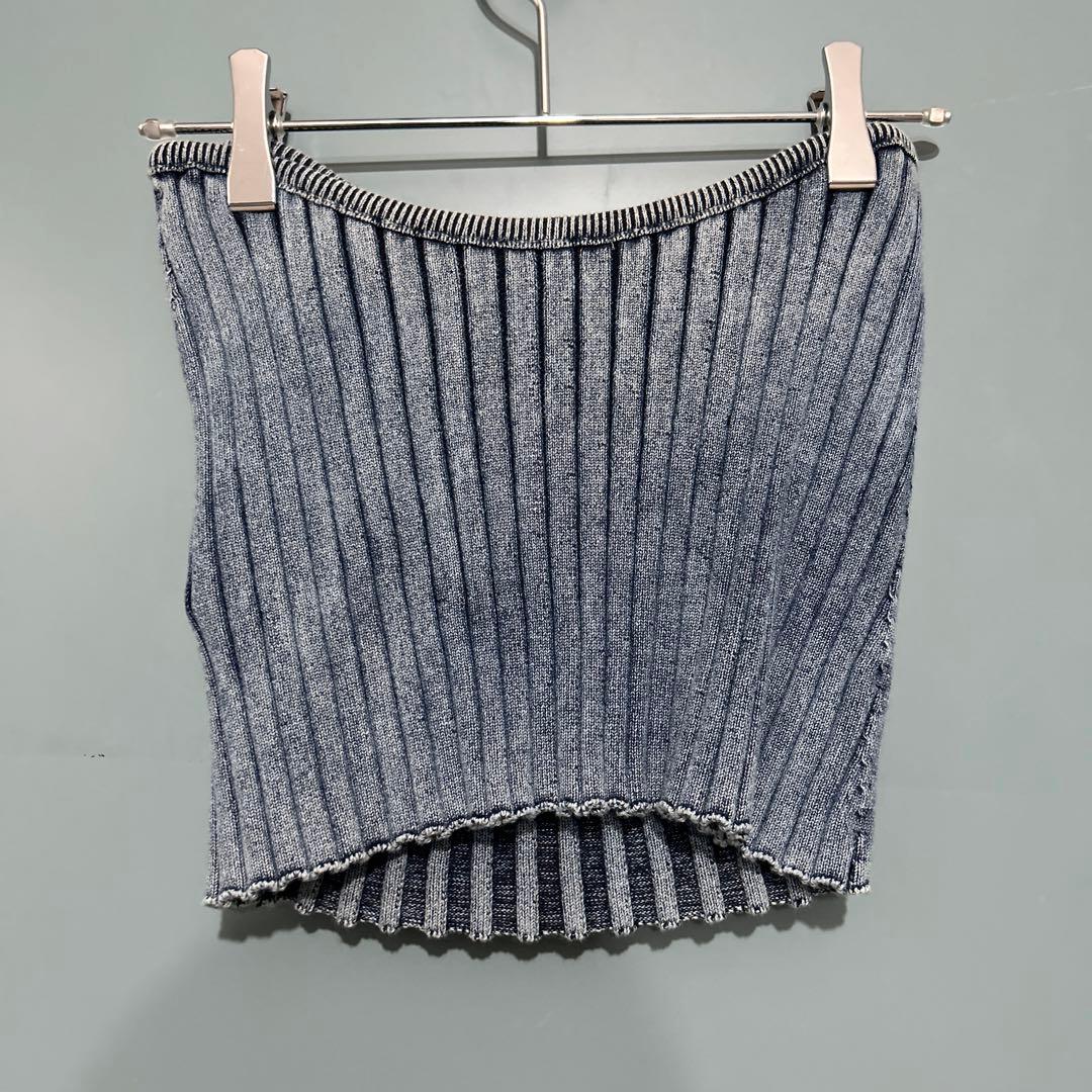 DIESEL ブルー チューブトップ