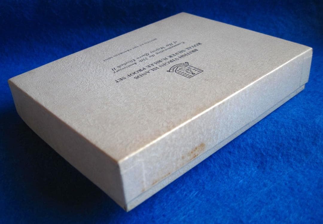 １９７７年　ヴァージン諸島　エリザベス２世女王在位２５年記念　銀貨プルーフセット