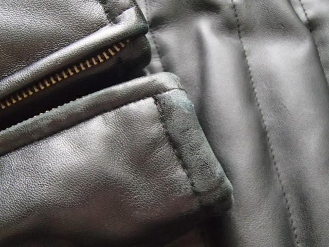 COMME CA DU MODE MEN ラム本革 ダウンジャケット