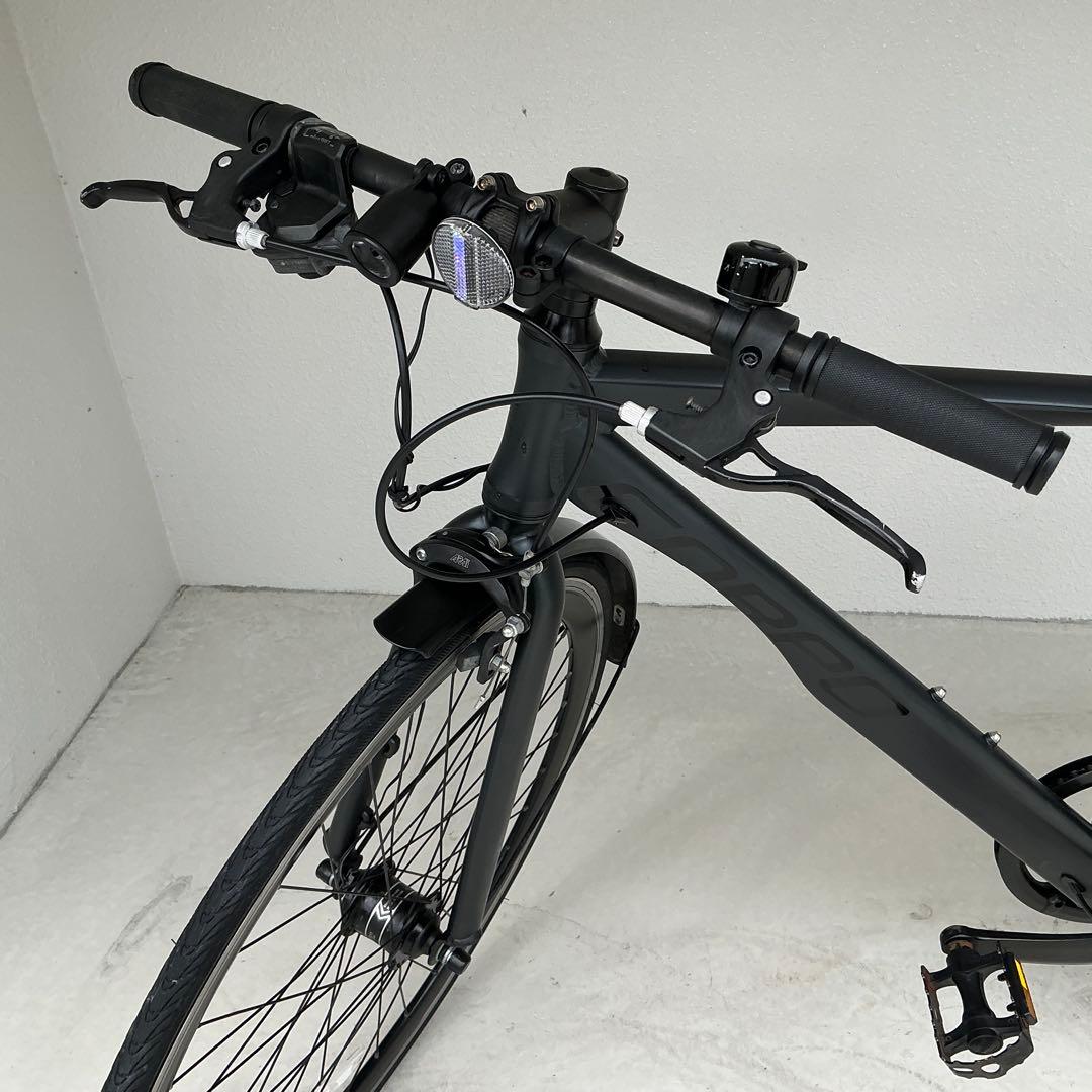 【沖縄県限定】コルポC 500mm マットブラック 700C 7段変速COPRO