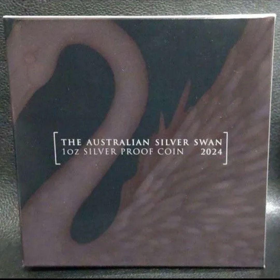 【最高鑑定】2024年 白鳥 1オンス銀貨 NGC PF70 純銀