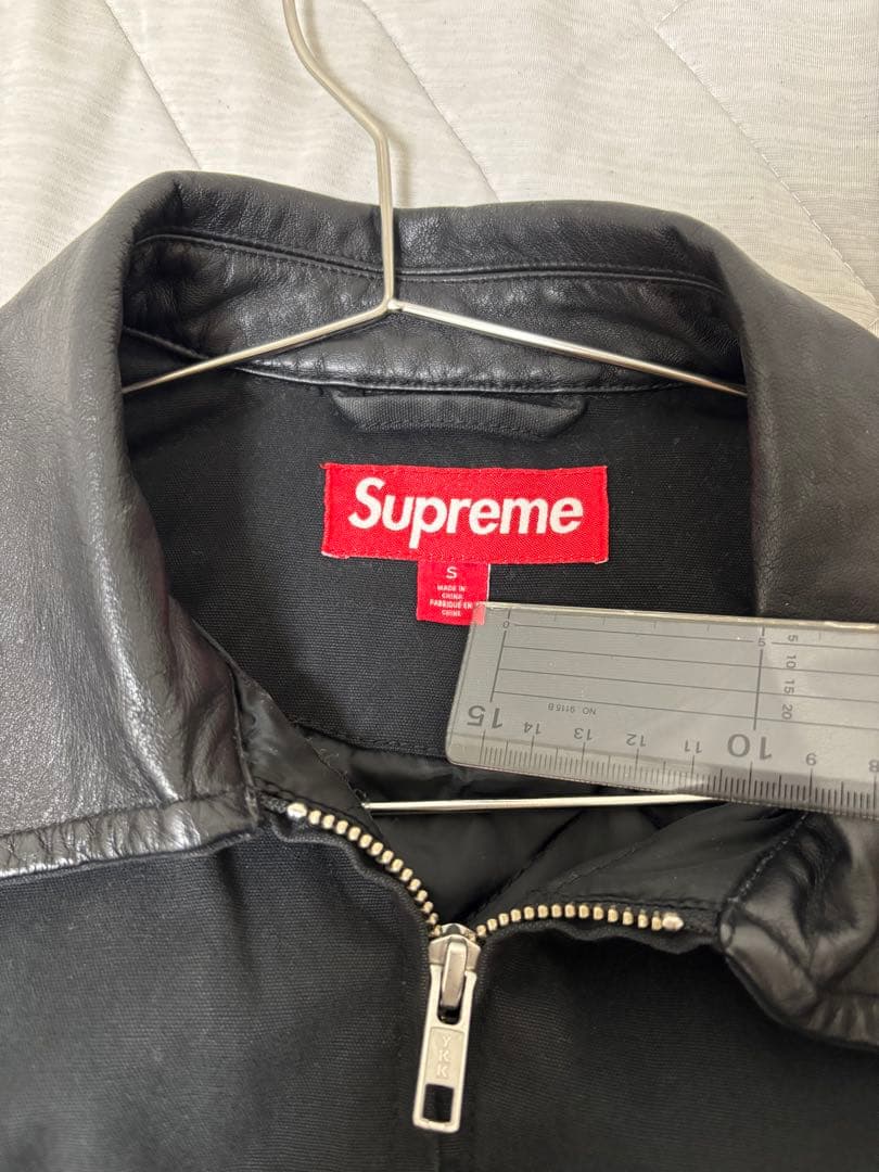 ジャケット・アウター supreme leather collar utility jacket