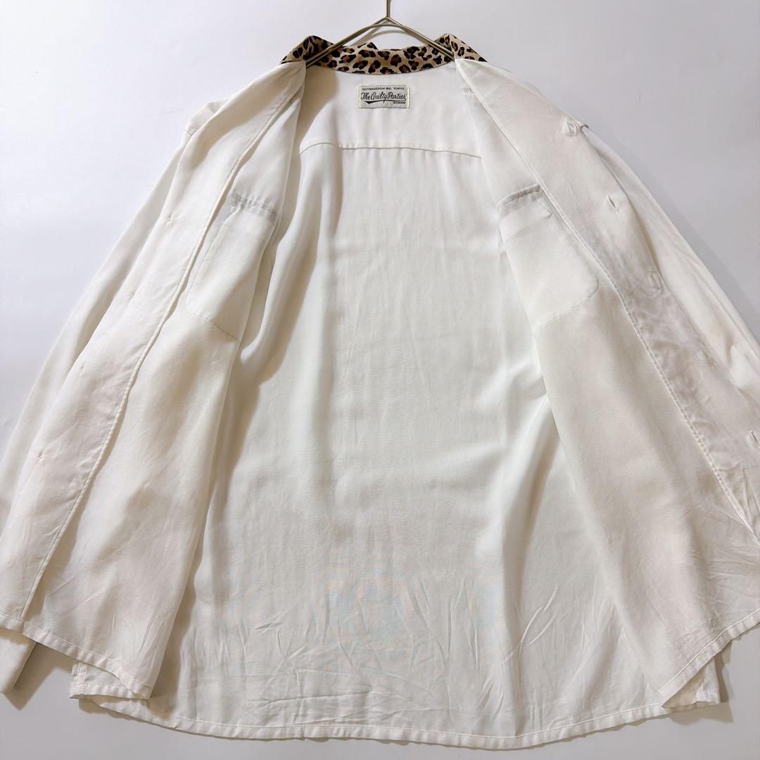 ワコマリア TWO TONE 50'S OPEN COLLAR SHIRT M
