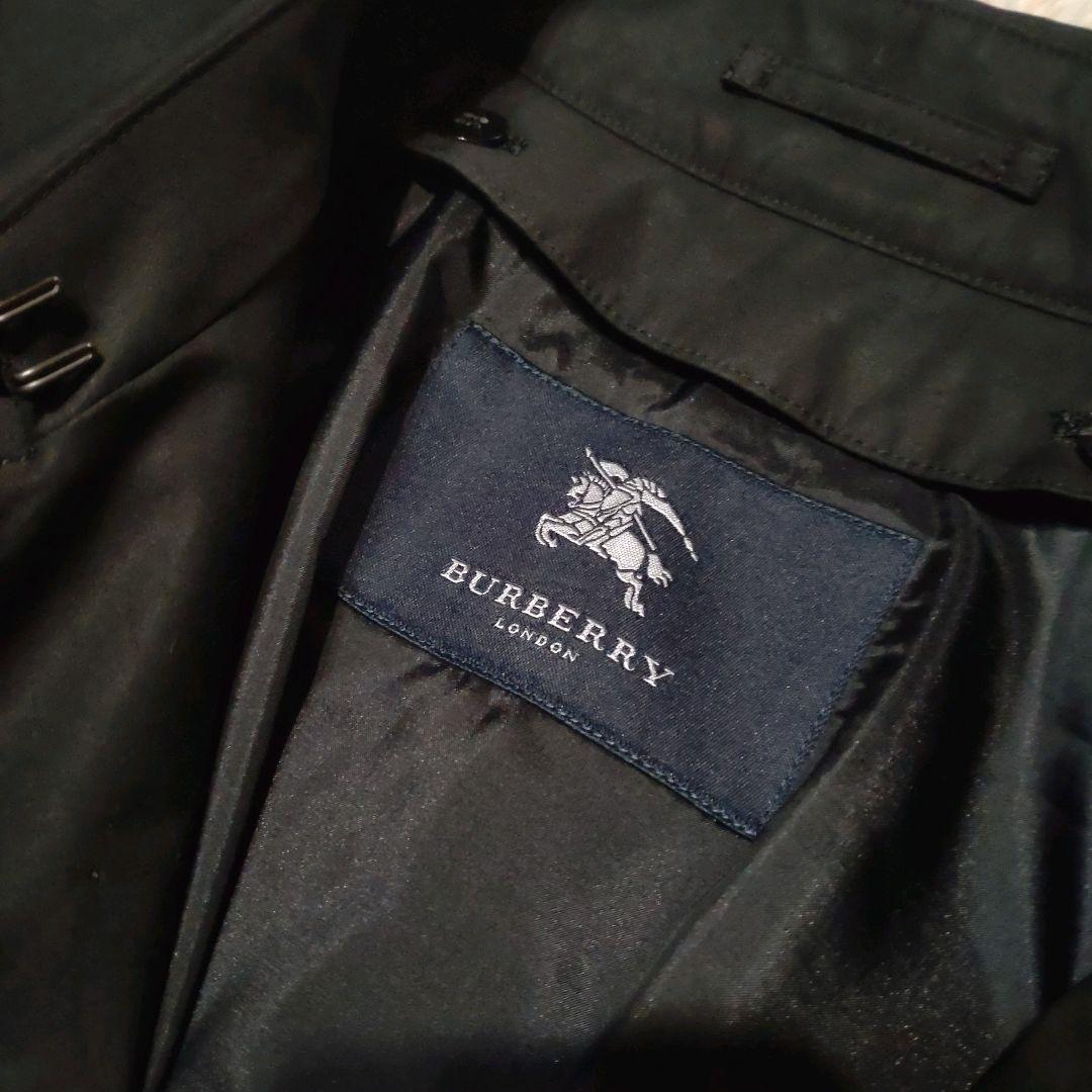 ✨極美品【BURBERRY】メンズ/ライナー付/トレンチコート/大きめ/XL/黒