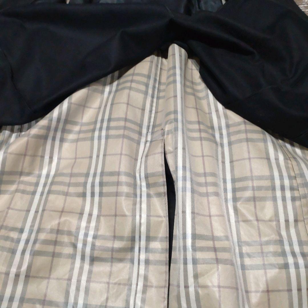 ✨極美品【BURBERRY】メンズ/ライナー付/トレンチコート/大きめ/XL/黒