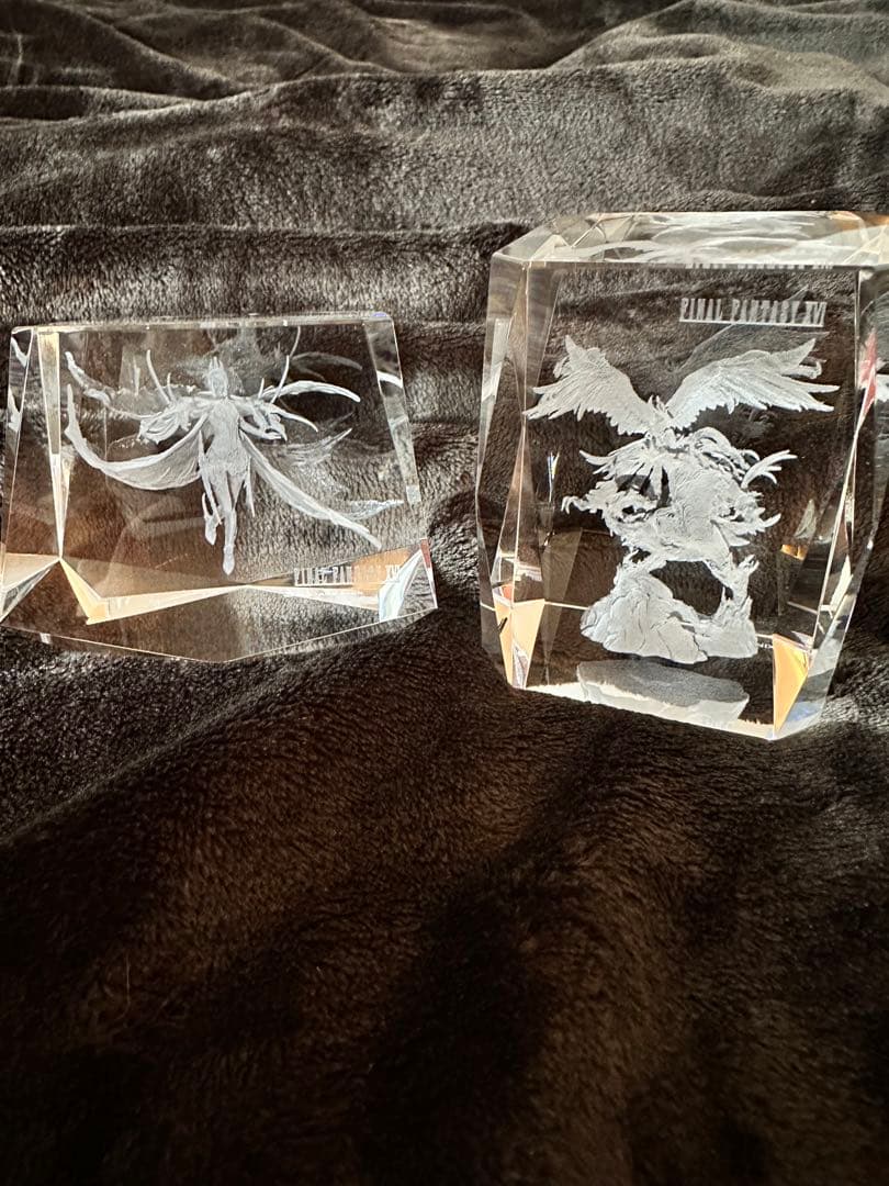 FINAL FANTASY XVI レーザー彫刻クリスタルガラス