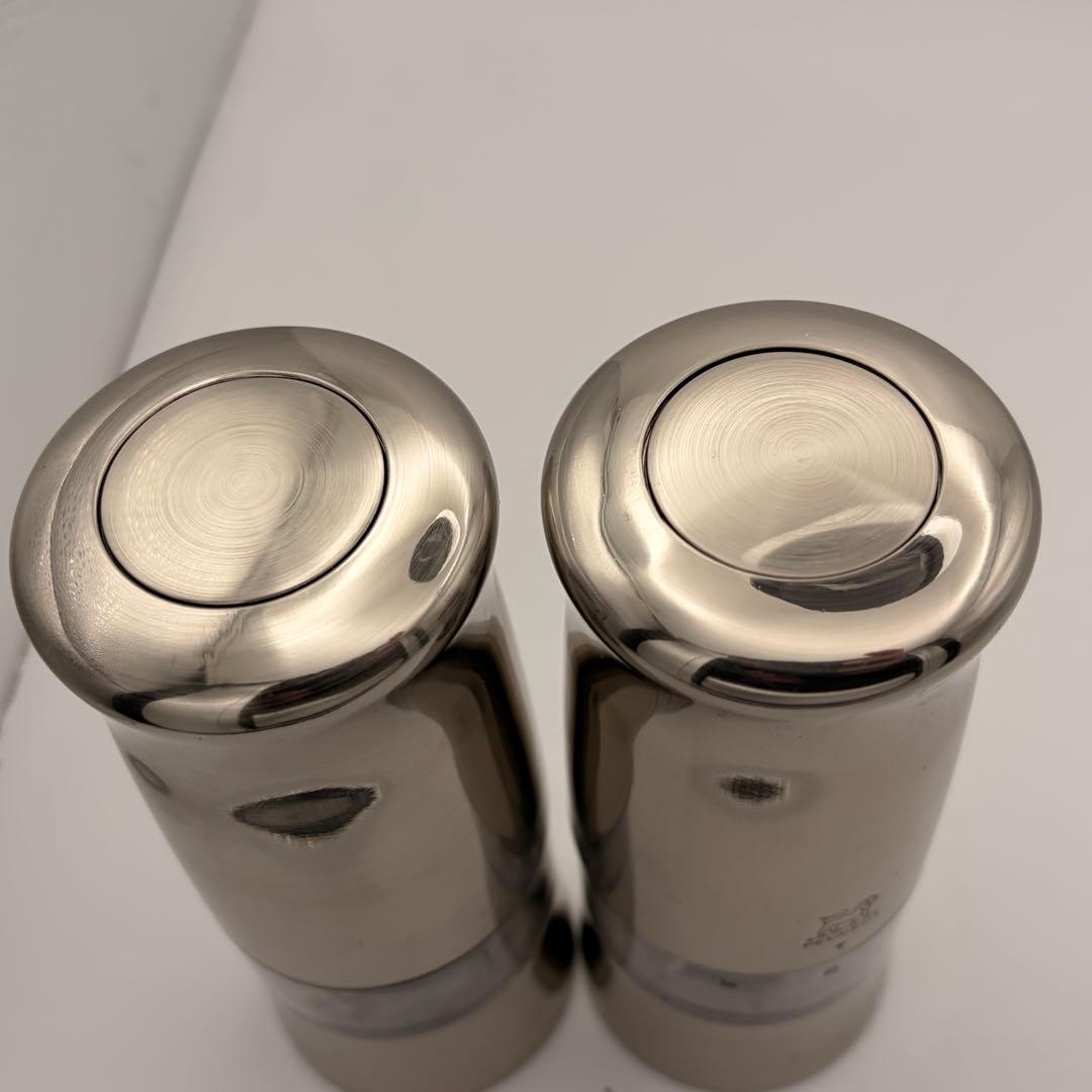 PEUGEOT ペッパー ソルト ミル セット ステンレス スチール プジョー